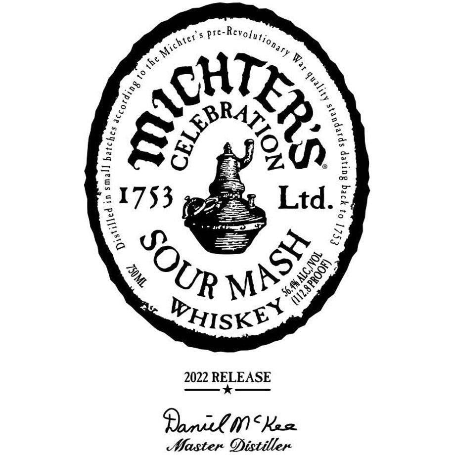 Michter’s Celebration Sour Mash Whiskey 2022 Release - Available at Wooden Cork