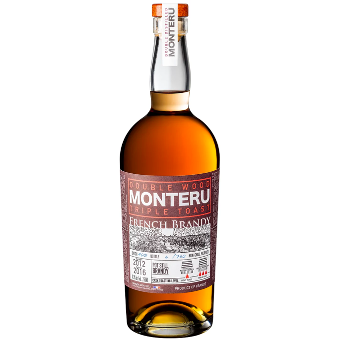 Monteru Rare Cask Pot Still Sherry Cask Finished French Brandy - Available at Wooden Cork