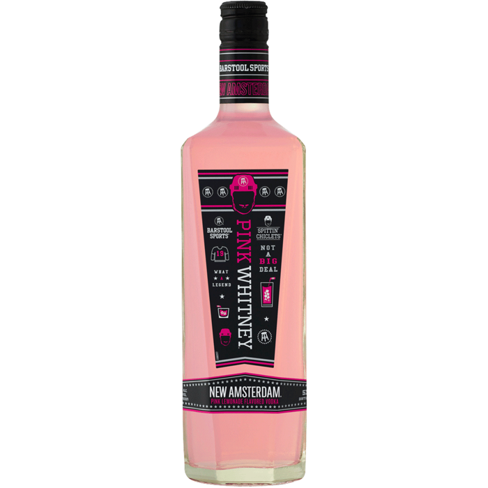 Barstool Sports New Amsterdam Pink Whitney Vodka - Available at Wooden Cork