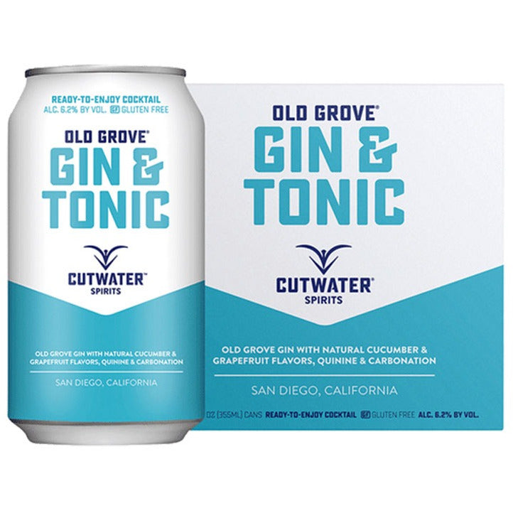 Cutwater Gin & Tonic Canned Cocktail - Available at Wooden Cork