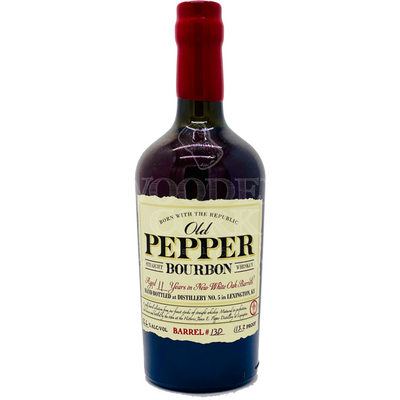 Old Pepper 11 Year Old Single Barrel Bourbon - Available at Wooden Cork
