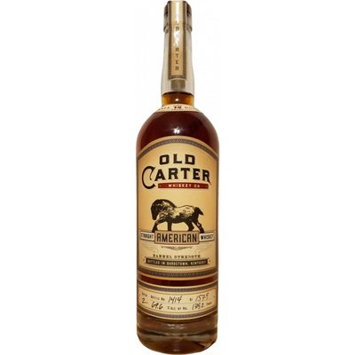 Old Carter 12 Year Old Straight Kentucky Bourbon Batch #4 - Available at Wooden Cork