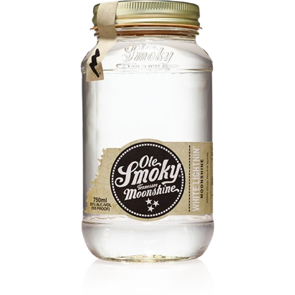 Ole Smoky White Lightnin' Moonshine | 100 Proof Neutral Grain