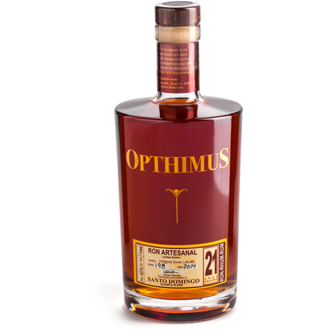 Opthimus 21 Year Rum - Available at Wooden Cork