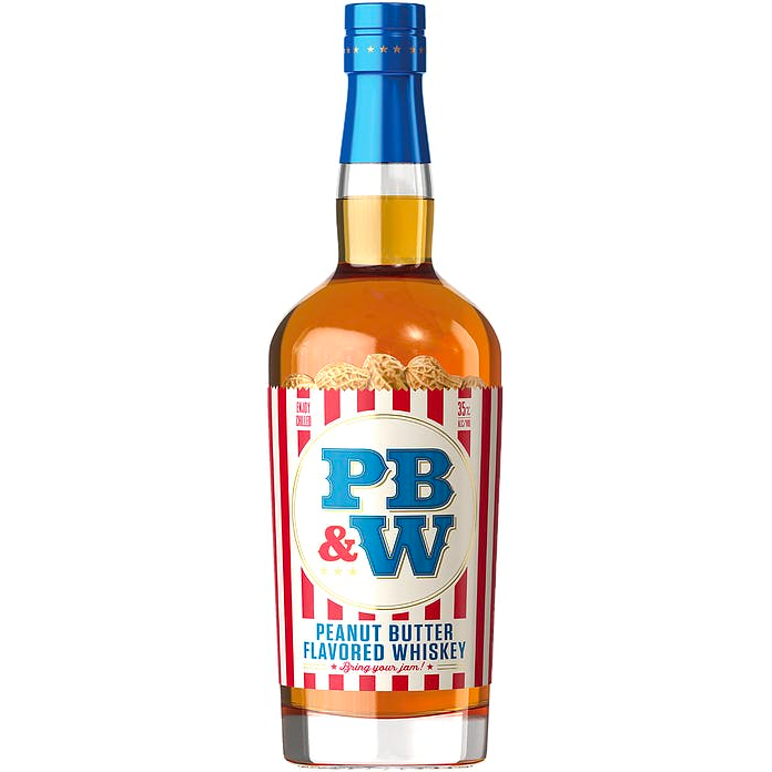 PB&W Peanut Butter Flavored Whiskey - Available at Wooden Cork