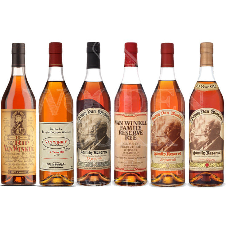 Pappy Van Winkle's Family Lineup Collection Bundle - Available at Wooden Cork