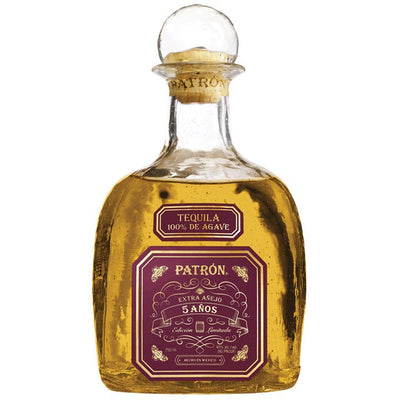 Patron Extra Anejo 5 Anos Tequila - Available at Wooden Cork