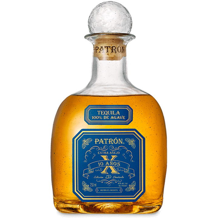 Patrón 10 Year Extra Añejo Tequila - Available at Wooden Cork