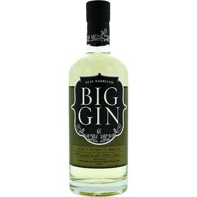 Big Gin Peat Barreled - Available at Wooden Cork