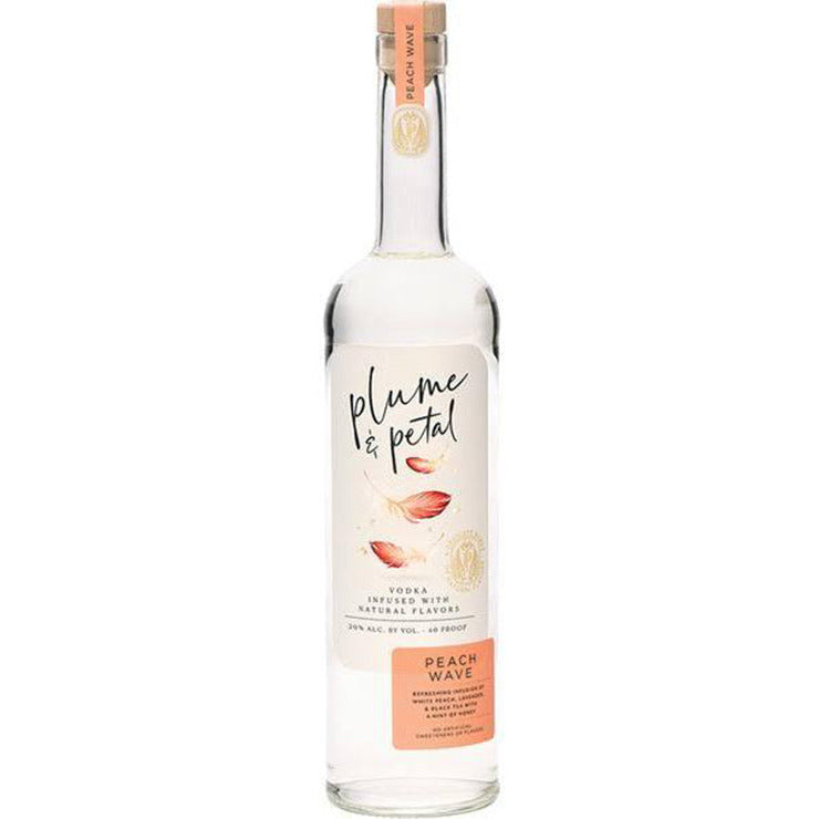Bacardi Plume & Petal Peach Wave Vodka - Available at Wooden Cork