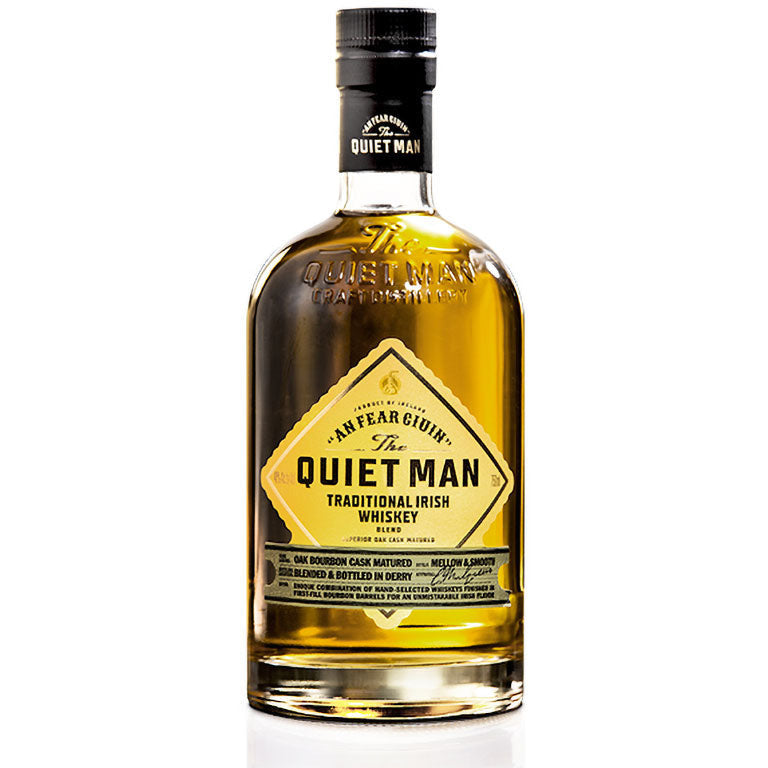 Quiet Man Irish Whiskey - Available at Wooden Cork
