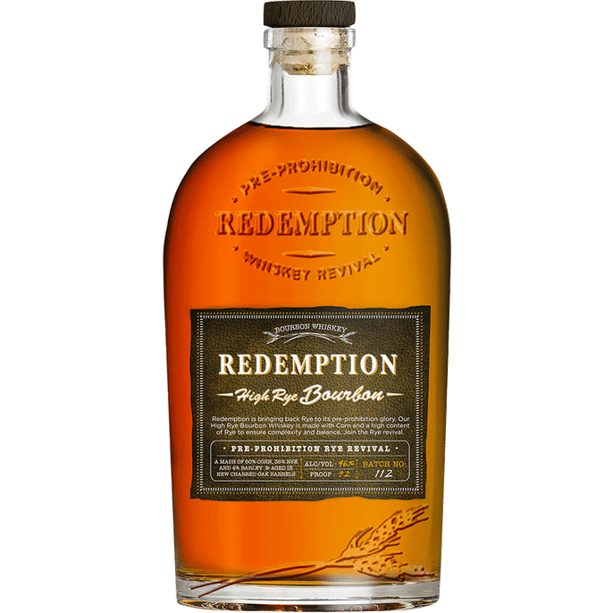 Redemption High Rye Bourbon - Available at Wooden Cork