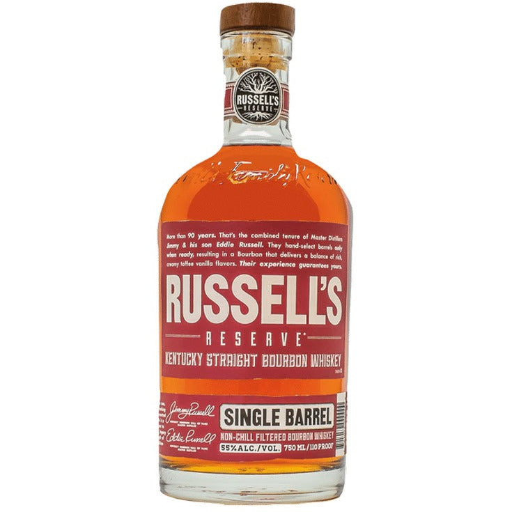 Russell's Reserve Single Barrel Bourbon - Available at Wooden Cork