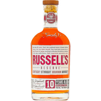 Russel's Reserve 10 Year Bourbon - Available at Wooden Cork