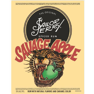 Sailor Jerry Savage Apple Spiced Rum - Available at Wooden Cork