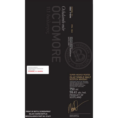 Bruichladdich Octomore 11.1 Single Malt Scotch Whiskey - Available at Wooden Cork