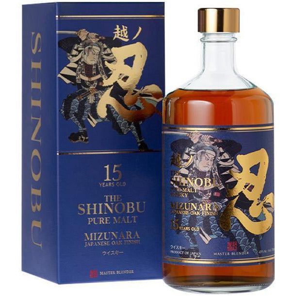 Shinobu 15 Year Old Pure Malt Whisky - Available at Wooden Cork
