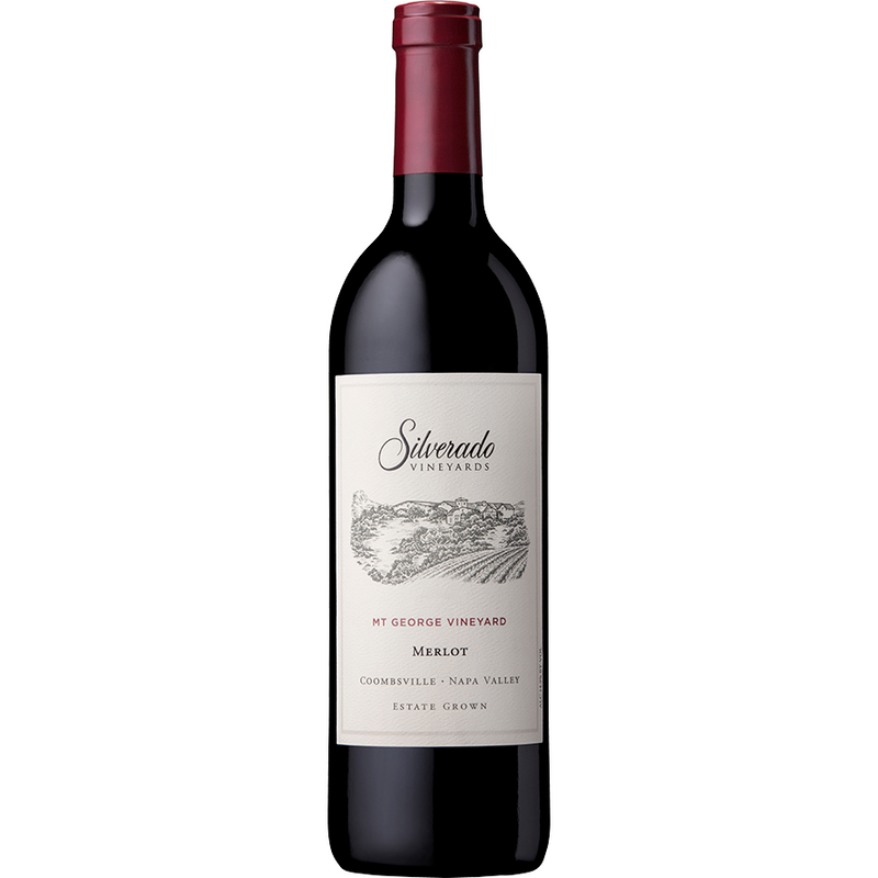 Silverado Vineyards Merlot Estate Grown Mt. George Vineyard Napa Valley - Available at Wooden Cork