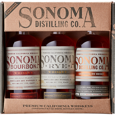 Sonoma Distilling Co. Whiskey Variety Pack - Available at Wooden Cork