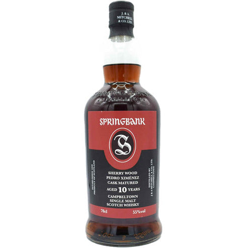 Springbank 10 Year Old Pedro Ximenez Cask Matured Scotch Whisky - Available at Wooden Cork