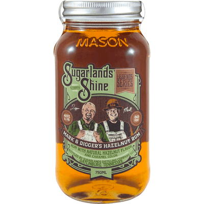 Sugarlands Mark & Digger’s Hazelnut Rum - Available at Wooden Cork