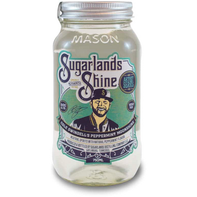 Sugarlands Shine Cole Swindell’s Peppermint Moonshine - Available at Wooden Cork