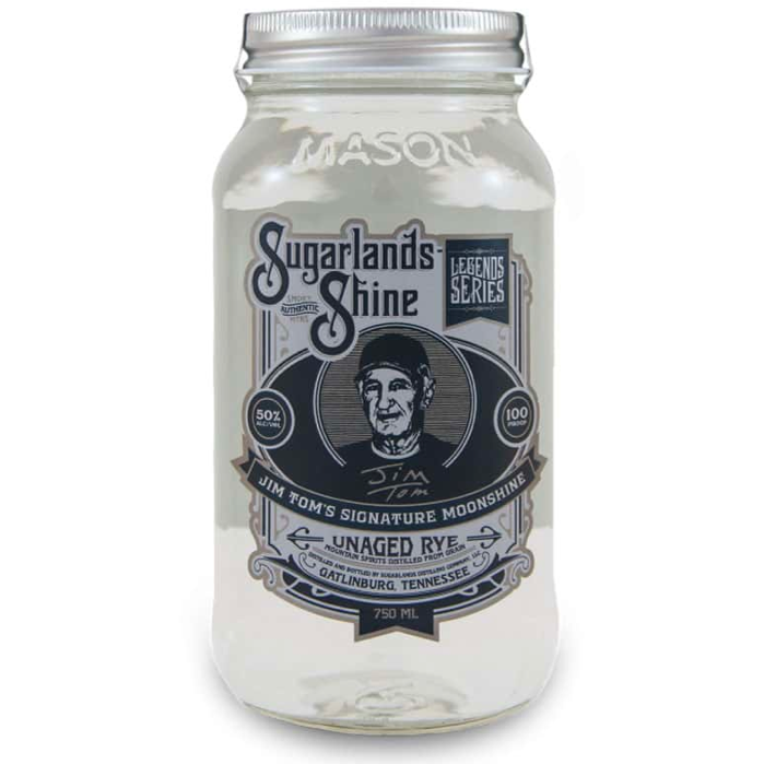 Sugarlands Shine Jim Tom Hedrick’s Unaged Rye Moonshine - Available at Wooden Cork