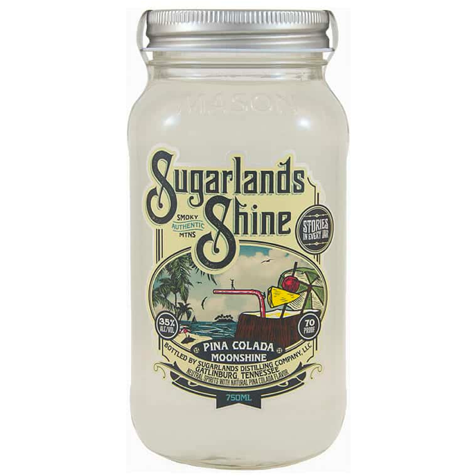 Sugarlands Shine Pina Colada Moonshine - Available at Wooden Cork