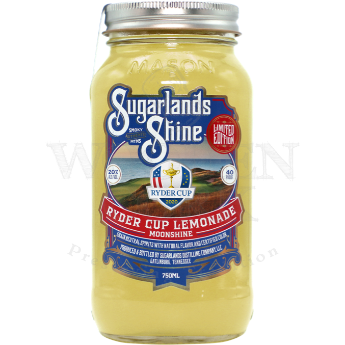 Sugarlands Ryder Cup Lemonade Moonshine - Available at Wooden Cork