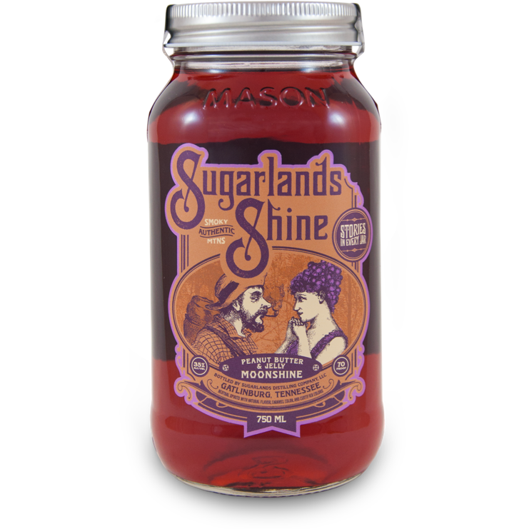 Sugarlands Shine Peanut Butter & Jelly Moonshine - Available at Wooden Cork