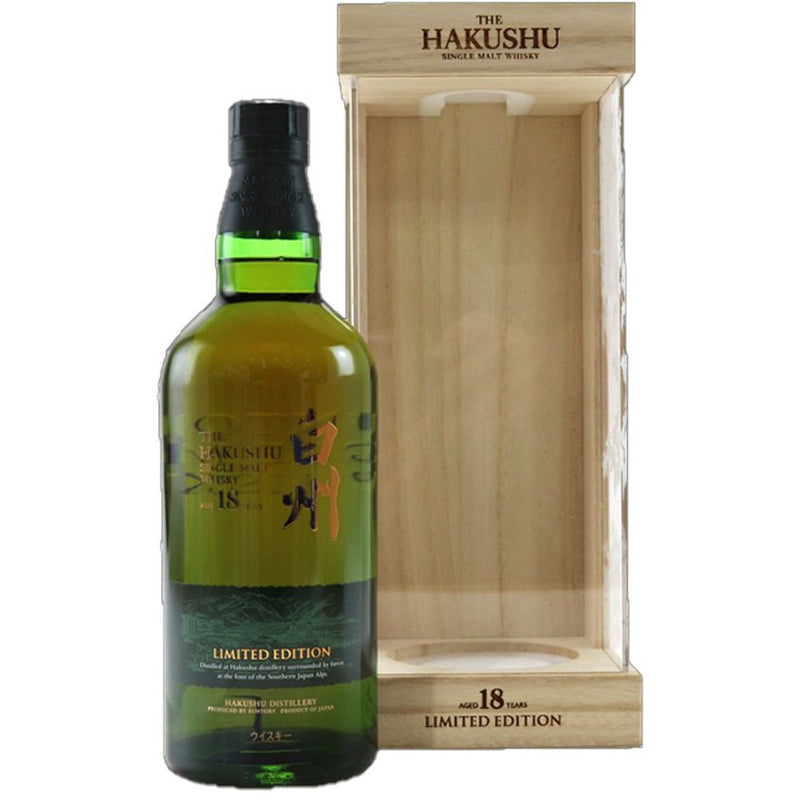 Suntory Hakushu 18 Year Old Limited Edition Japanese Whisky - Available at Wooden Cork