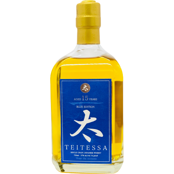 Teitessa 15 Years Old Grain Japanese Whiskey Blue Edition - Available at Wooden Cork