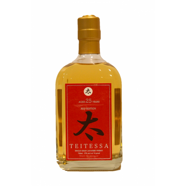 Teitessa 25 Years Old Grain Japanese Whisky Red Edition - Available at Wooden Cork