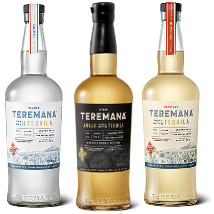 Teremana Blanco, Reposado, & Anejo Tequila Bundle - Available at Wooden Cork