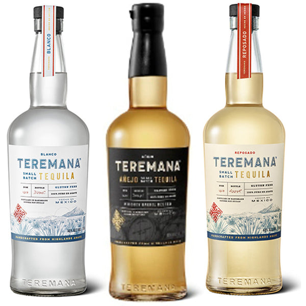 Teremana Blanco, Reposado, & Anejo Tequila Bundle – Wooden Cork