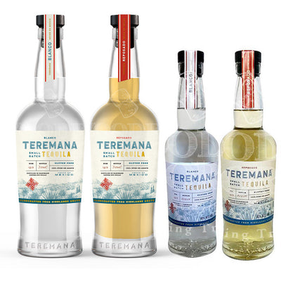 Teremana Blanco & Reposado Tequila Double 750ml & 375ml Combo Bundle - Available at Wooden Cork