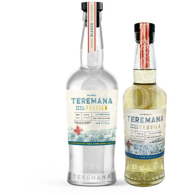 Teremana Blanco 750ml & Reposado 375ml Tequila Bundle - Available at Wooden Cork