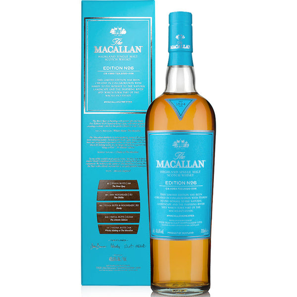 ウイスキー The Macallan Edition No. 6 700ml 48% The Macallan Edition No. 6 | River Spey Landscape Series Final
