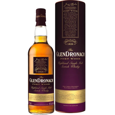 The GlenDronach Port Wood Highland Single Malt Scotch Whisky - Available at Wooden Cork