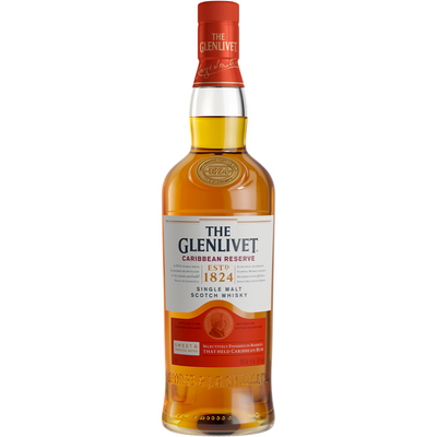 The Glenlivet Caribbean Reserve Single Malt Scotch Whisky - Available at Wooden Cork