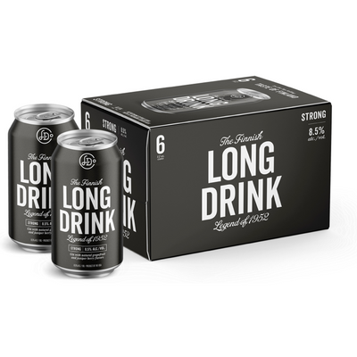 The Finnish Long Drink Company Strong Cocktail 6pk - Available at Wooden Cork