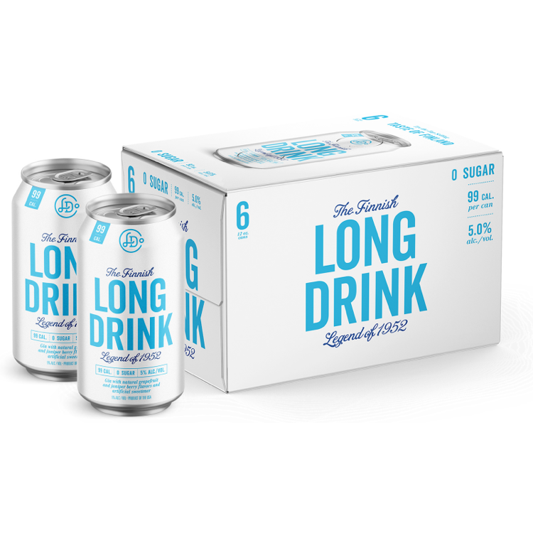 The Finnish Long Drink Company Zero Cocktail 6pk - Available at Wooden Cork