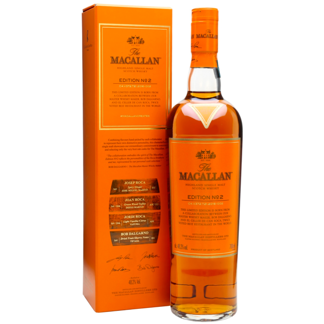 The Macallan Edition No. 2 Single Malt Scotch Whisky - Available at Wooden Cork