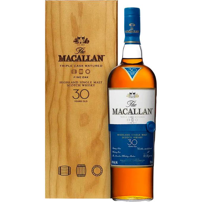 The Macallan Fine Oak 30 Years Old - Available at Wooden Cork