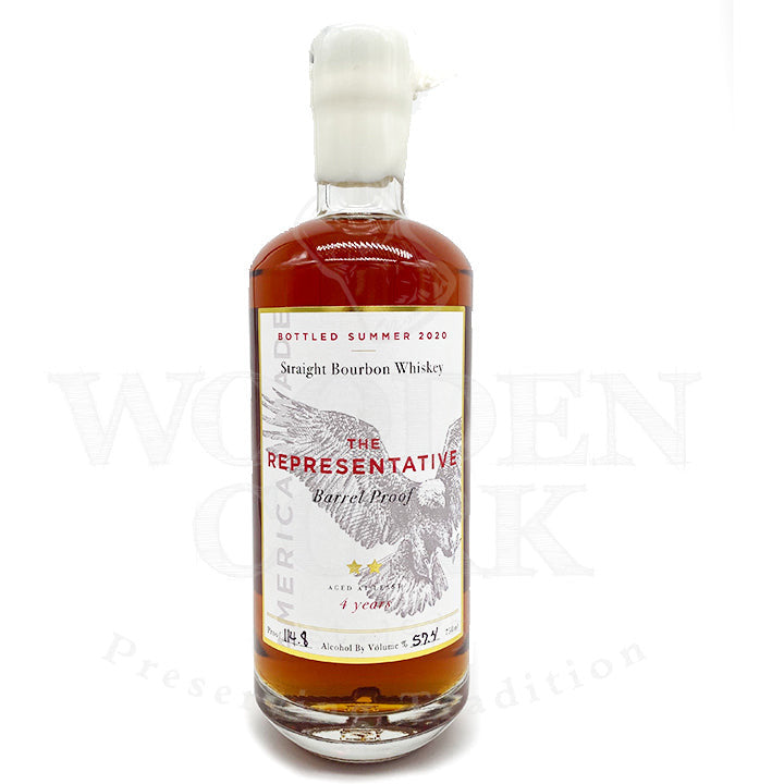 The Representative Barrel Proof 4 Year Bourbon - Available at Wooden Cork
