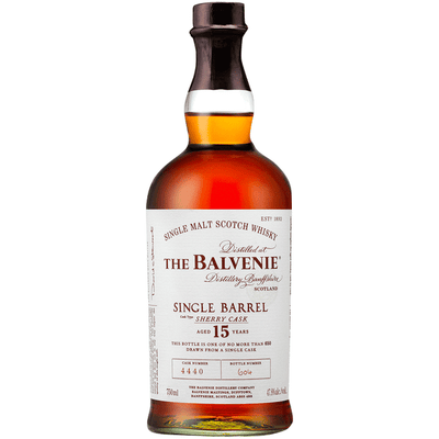 The Balvenie Single Barrel 15 Year - Available at Wooden Cork