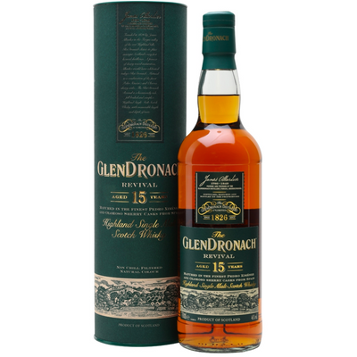 The Glendronach 15 Year Revival Scotch Whisky - Available at Wooden Cork