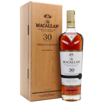 The Macallan Sherry Oak Single Malt Scotch 30 Year - Available at Wooden Cork