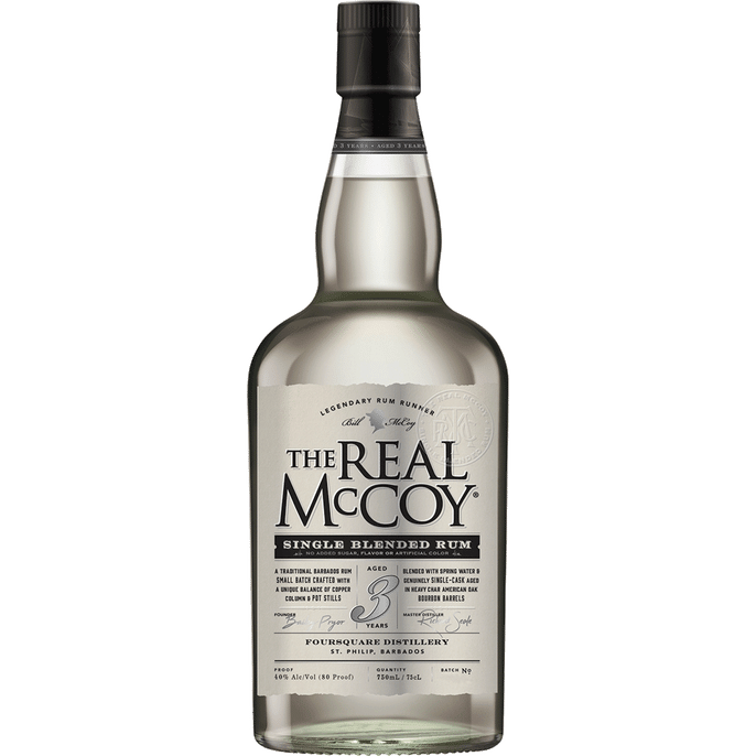 The Real McCoy 3 Year Rum - Available at Wooden Cork