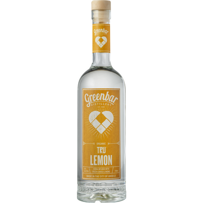 Greenbar Distillery Tru Lemon Vodka - Available at Wooden Cork